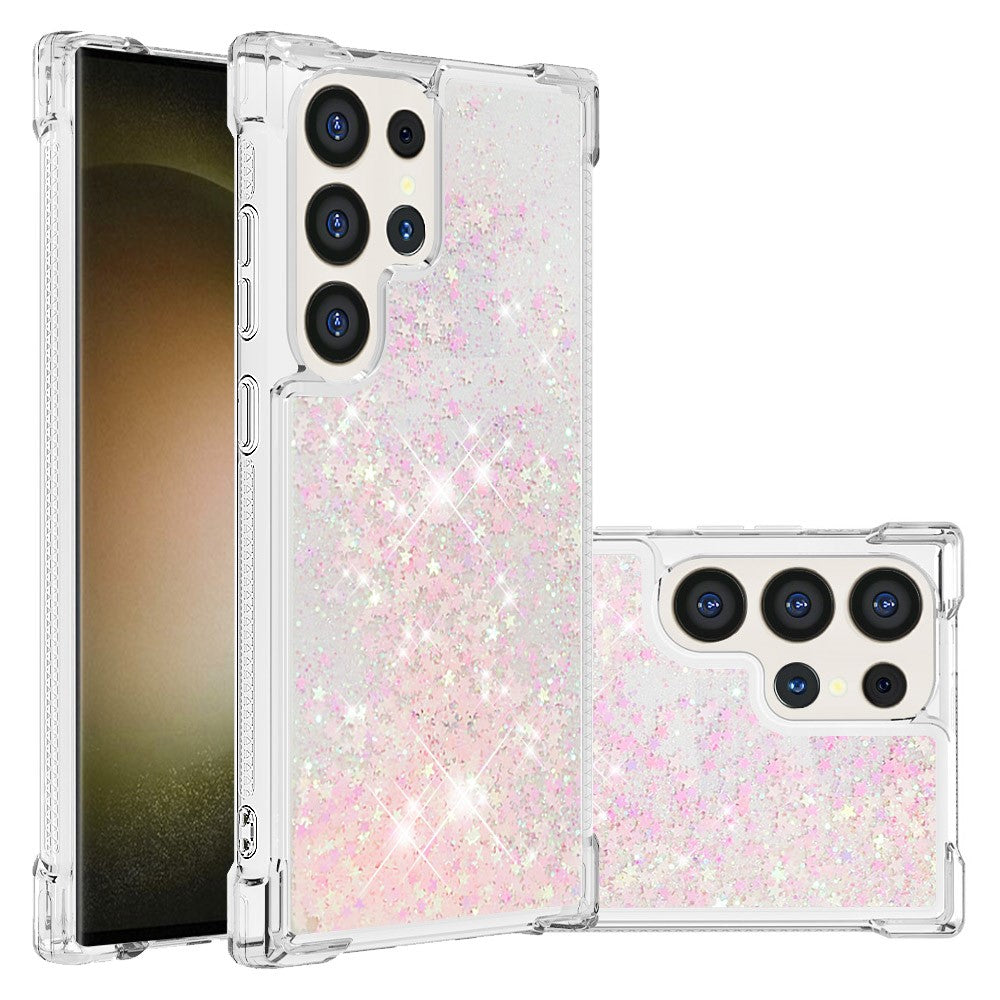 Galaxy S25 Ultra Glitzer-Hülle – Stoßfest & mit Treibsand