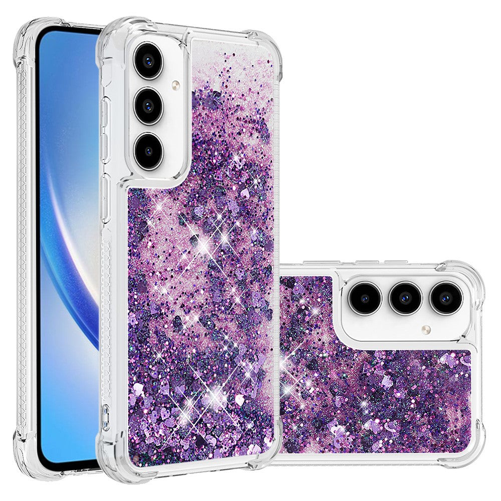 Galaxy A56 5G Glitzer-Hülle – Stoßfest & mit Treibsand