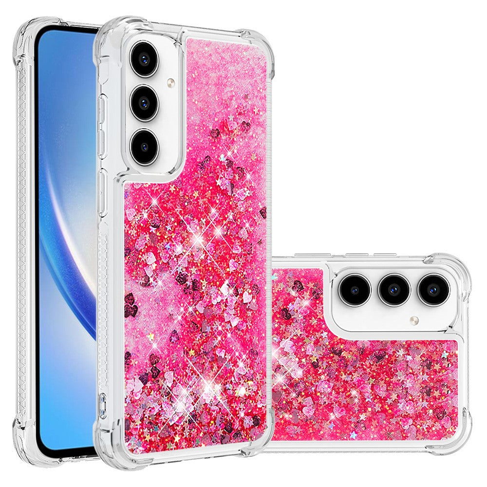 Galaxy A56 5G Glitzer-Hülle – Stoßfest & mit Treibsand