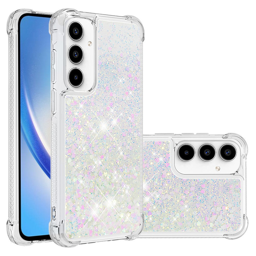 Galaxy A56 5G Glitzer-Hülle – Stoßfest & mit Treibsand