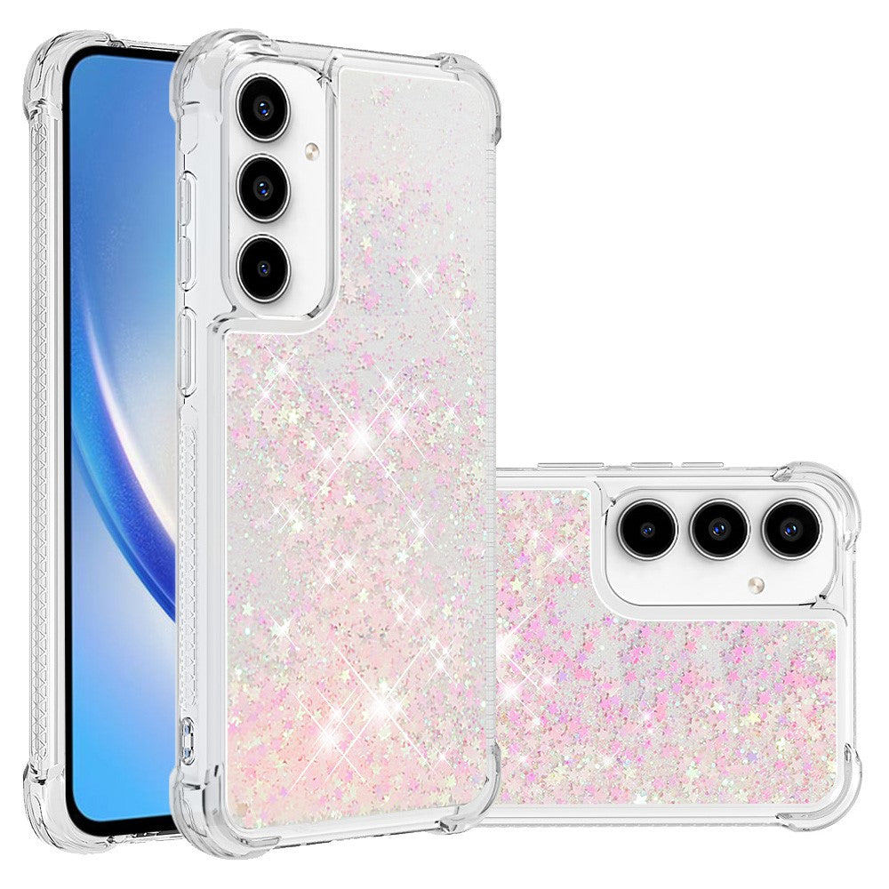 Galaxy A56 5G Glitzer-Hülle – Stoßfest & mit Treibsand