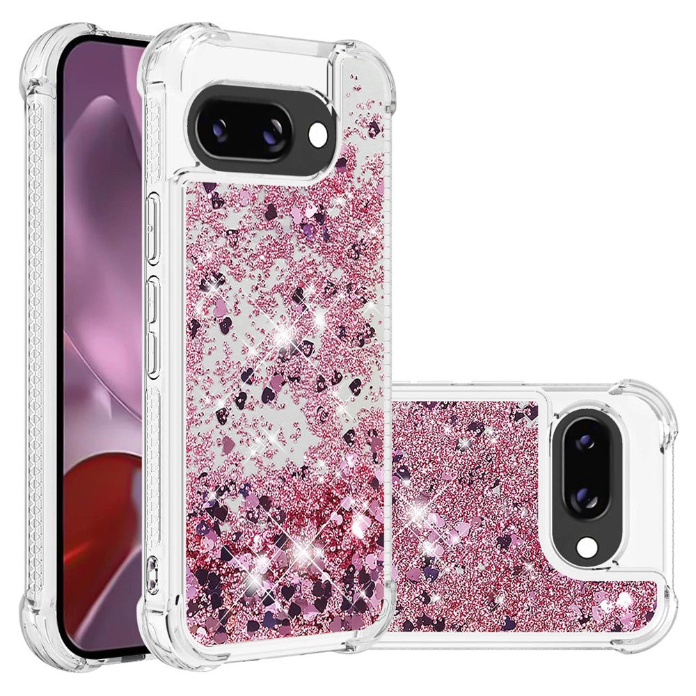 Pixel 9a Glitzer-Hülle – Stoßfest & mit Treibsand