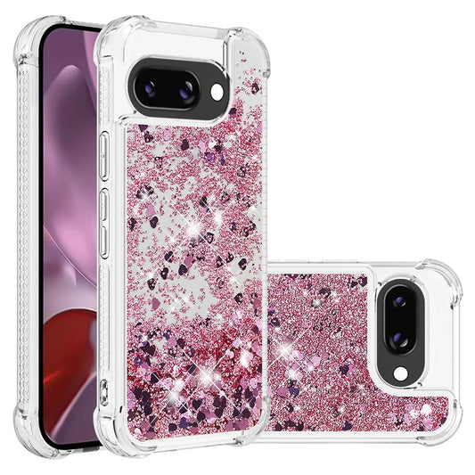 Pixel 9a Glitzer-Hülle – Stoßfest & mit Treibsand