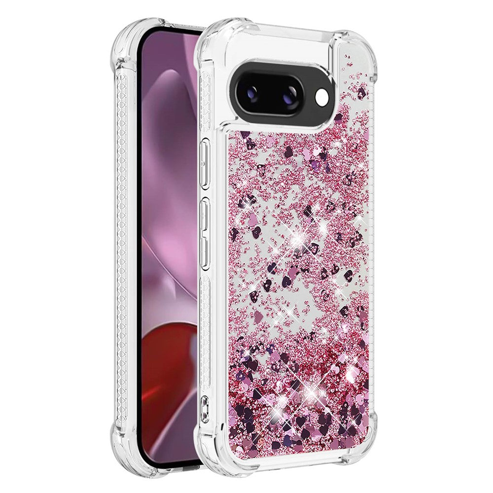 Pixel 9a Glitzer-Hülle – Stoßfest & mit Treibsand