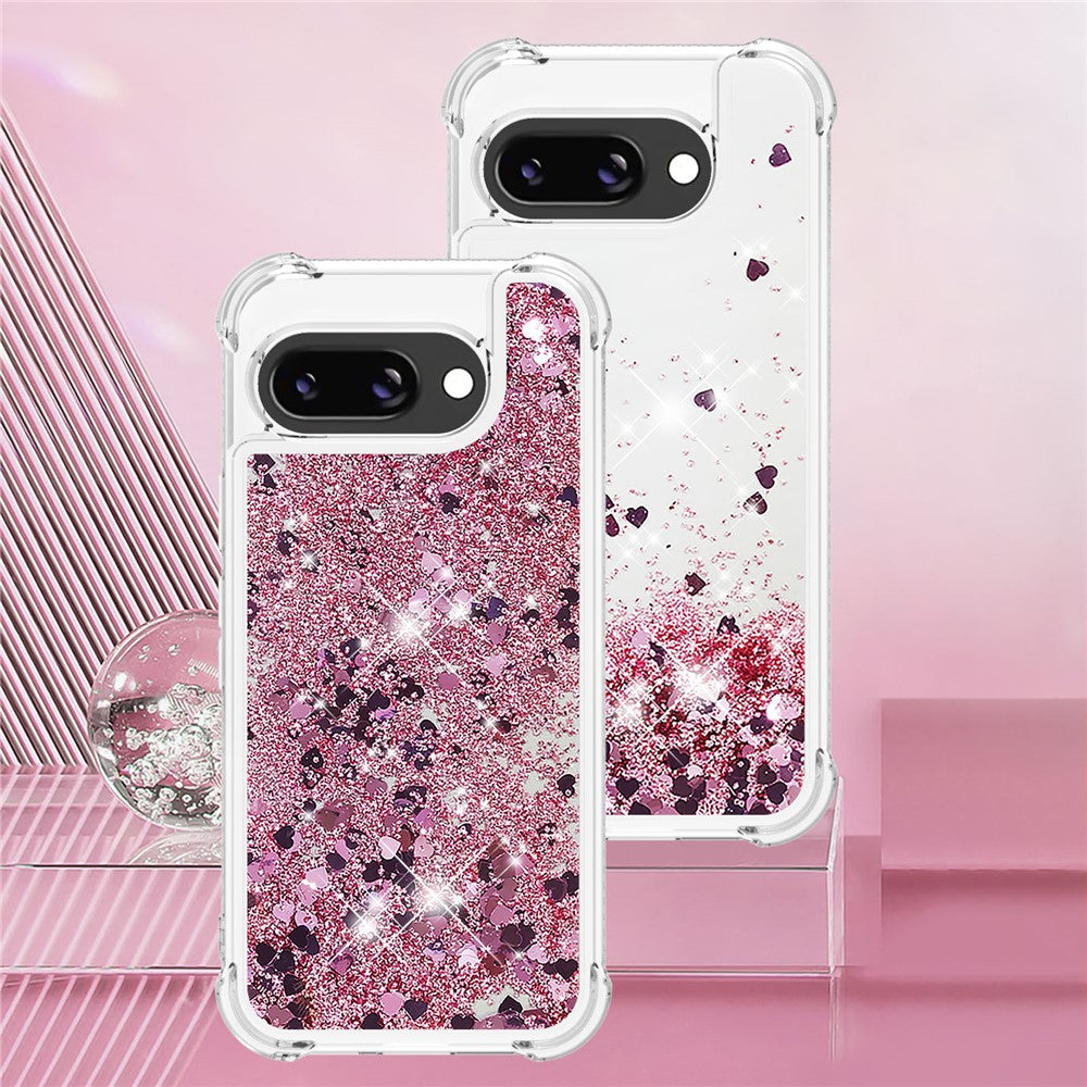 Pixel 9a Glitzer-Hülle – Stoßfest & mit Treibsand