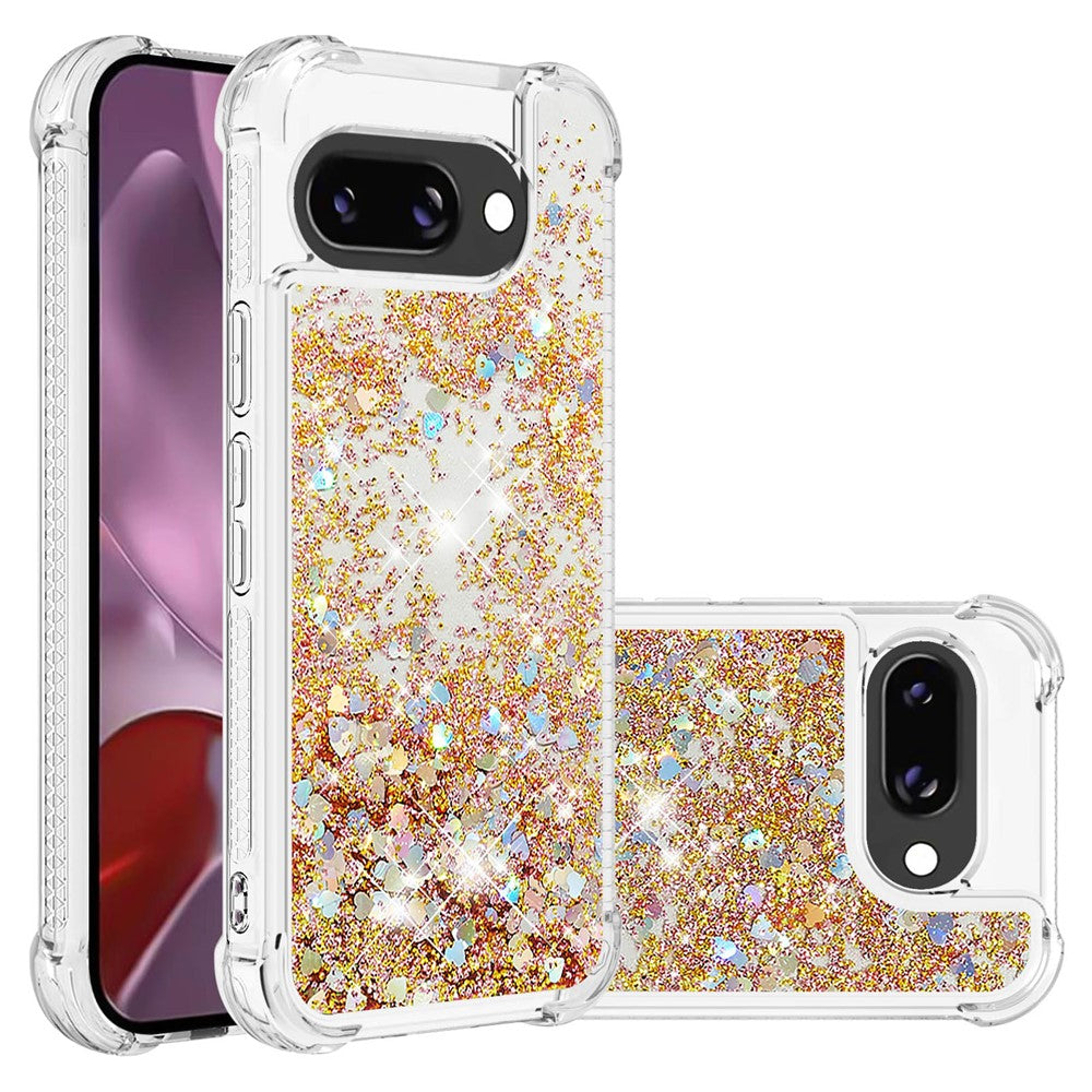 Pixel 9a Glitzer-Hülle – Stoßfest & mit Treibsand