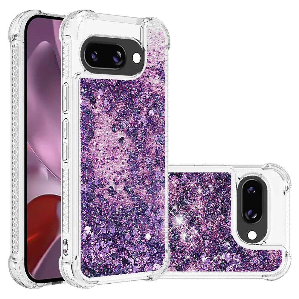 Pixel 9a Glitzer-Hülle – Stoßfest & mit Treibsand