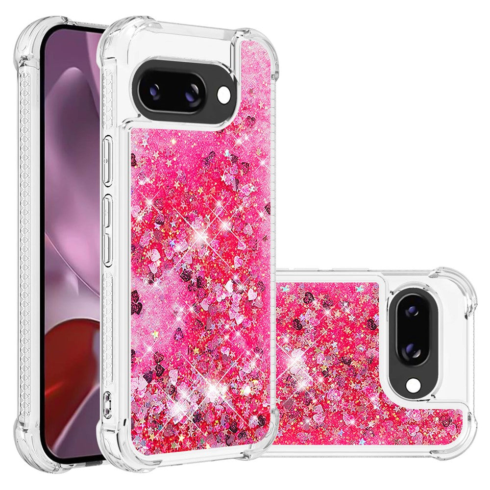 Pixel 9a Glitzer-Hülle – Stoßfest & mit Treibsand