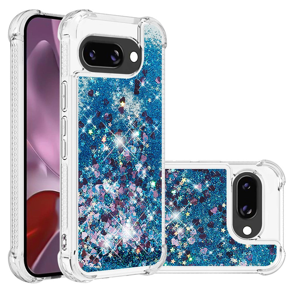 Pixel 9a Glitzer-Hülle – Stoßfest & mit Treibsand
