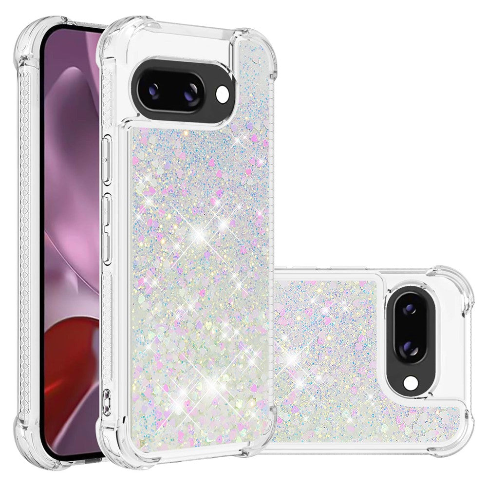 Pixel 9a Glitzer-Hülle – Stoßfest & mit Treibsand
