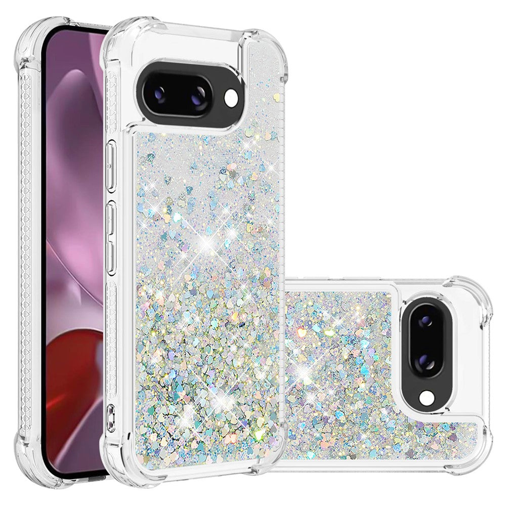 Pixel 9a Glitzer-Hülle – Stoßfest & mit Treibsand