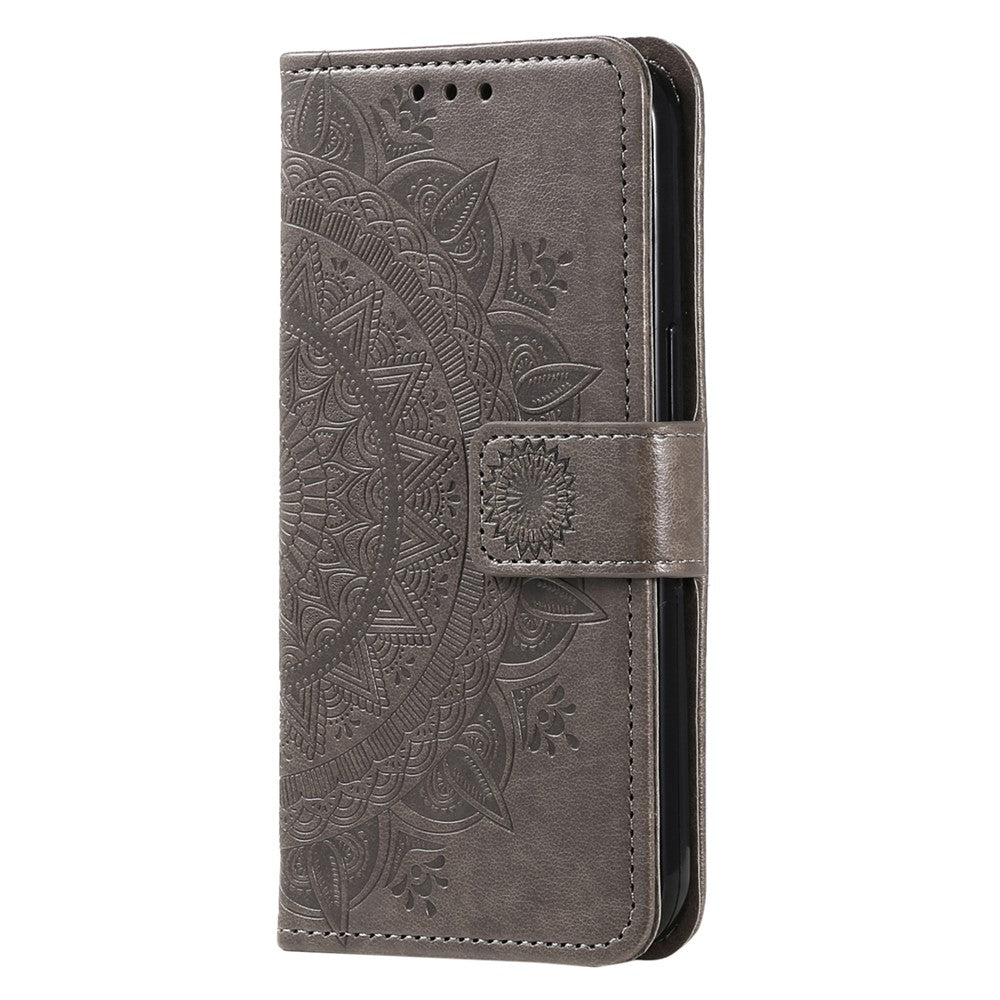 For Xiaomi Poco X7 Pro 5G Stand Case Imprinted Totem PU Leather Wallet Phone Cover