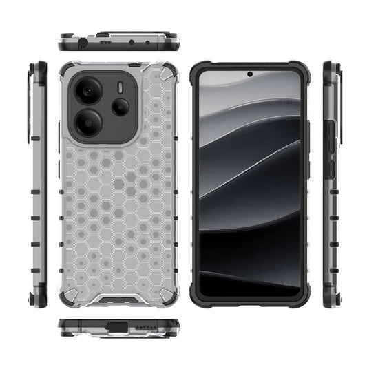 Xiaomi Redmi Note 14 4G (163.25mm) Handyhülle – Gehäuse PC + TPU Wabenform