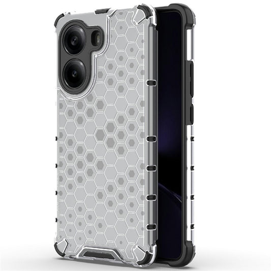 For Xiaomi Poco X7 Pro 5G  /  Redmi Turbo 4 5G Case PC + TPU Phone Cover Honeycomb Shape
