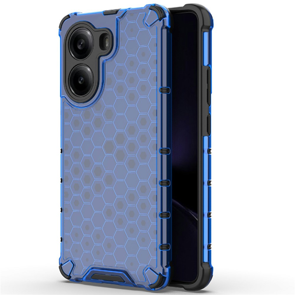 For Xiaomi Poco X7 Pro 5G  /  Redmi Turbo 4 5G Case PC + TPU Phone Cover Honeycomb Shape