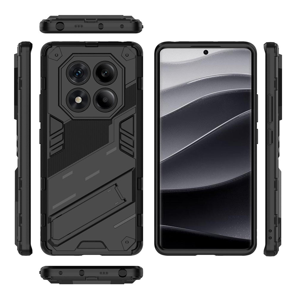 For Xiaomi Redmi Note 14 Pro 4G Case PC + TPU Shockproof Phone Cover with Kickstand