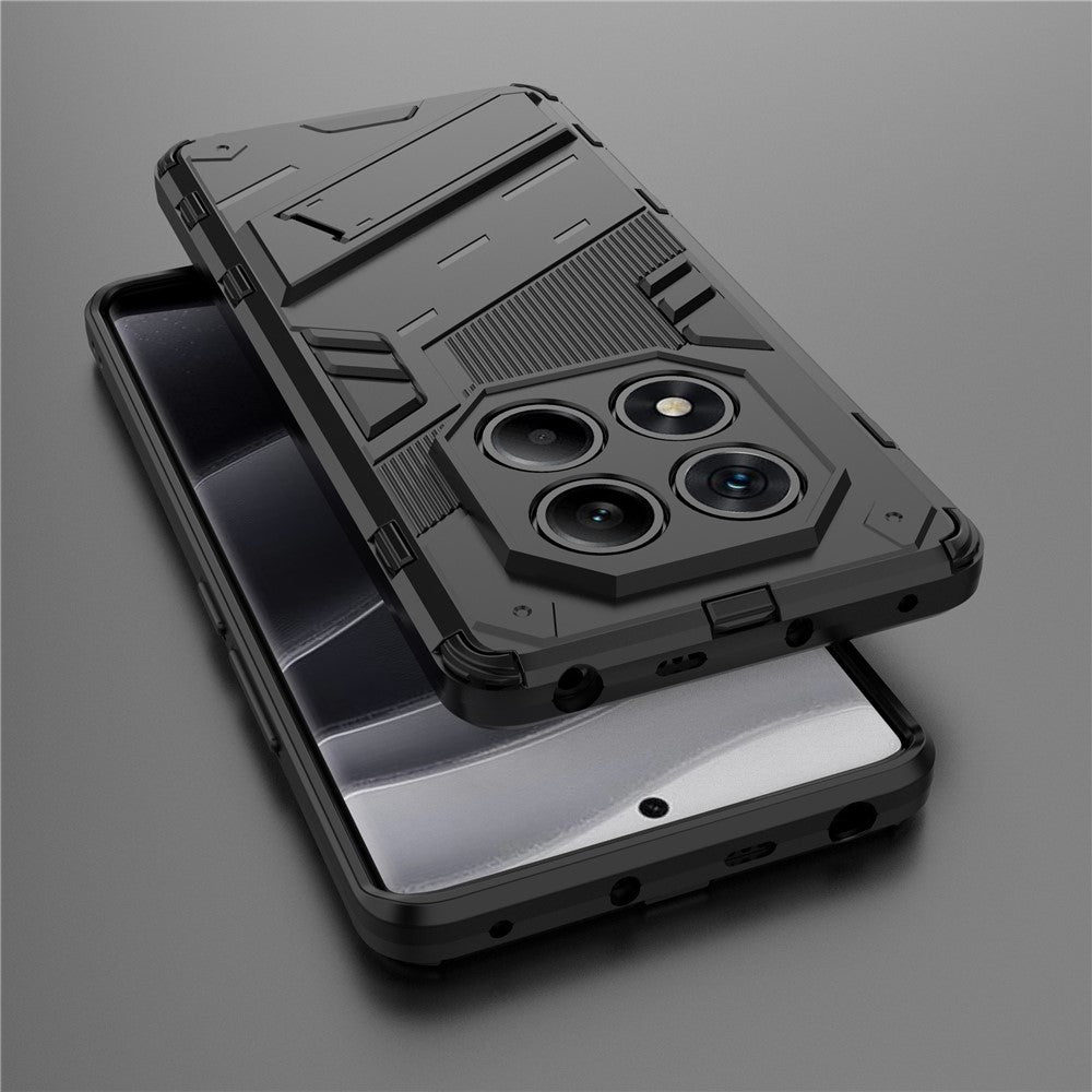 For Xiaomi Redmi Note 14 Pro 4G Case PC + TPU Shockproof Phone Cover with Kickstand