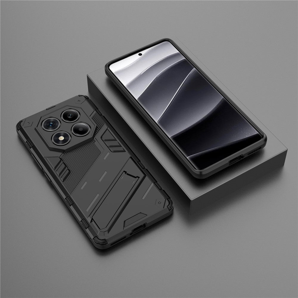 For Xiaomi Redmi Note 14 Pro 4G Case PC + TPU Shockproof Phone Cover with Kickstand