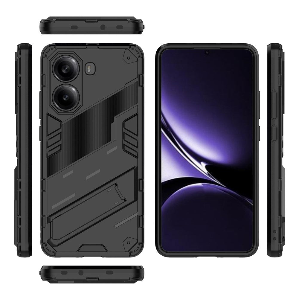 For Xiaomi Poco X7 Pro 5G  /  Redmi Turbo 4 5G Case PC + TPU Shockproof Phone Cover with Kickstand