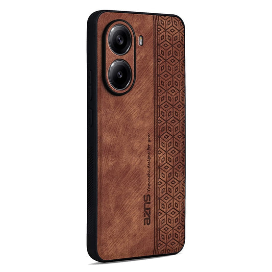 AZNS For Xiaomi Poco X7 Pro 5G  /  Redmi Turbo 4 5G Case Protective PU Leather Covered TPU Phone Shell
