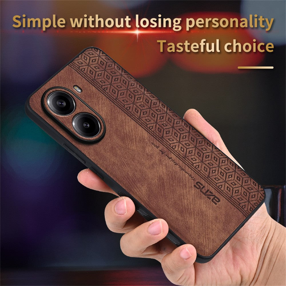 AZNS For Xiaomi Poco X7 Pro 5G  /  Redmi Turbo 4 5G Case Protective PU Leather Covered TPU Phone Shell