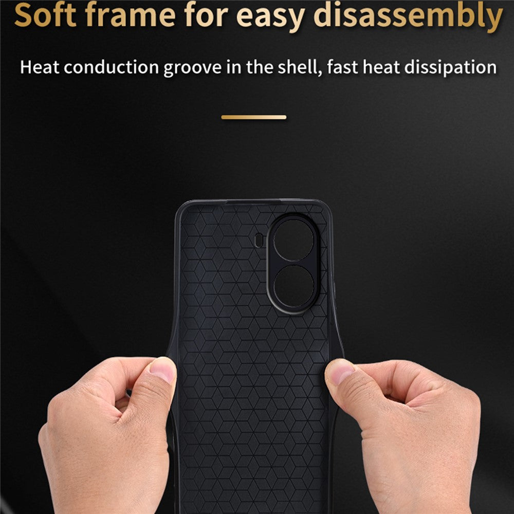 AZNS For Xiaomi Poco X7 Pro 5G  /  Redmi Turbo 4 5G Case Protective PU Leather Covered TPU Phone Shell
