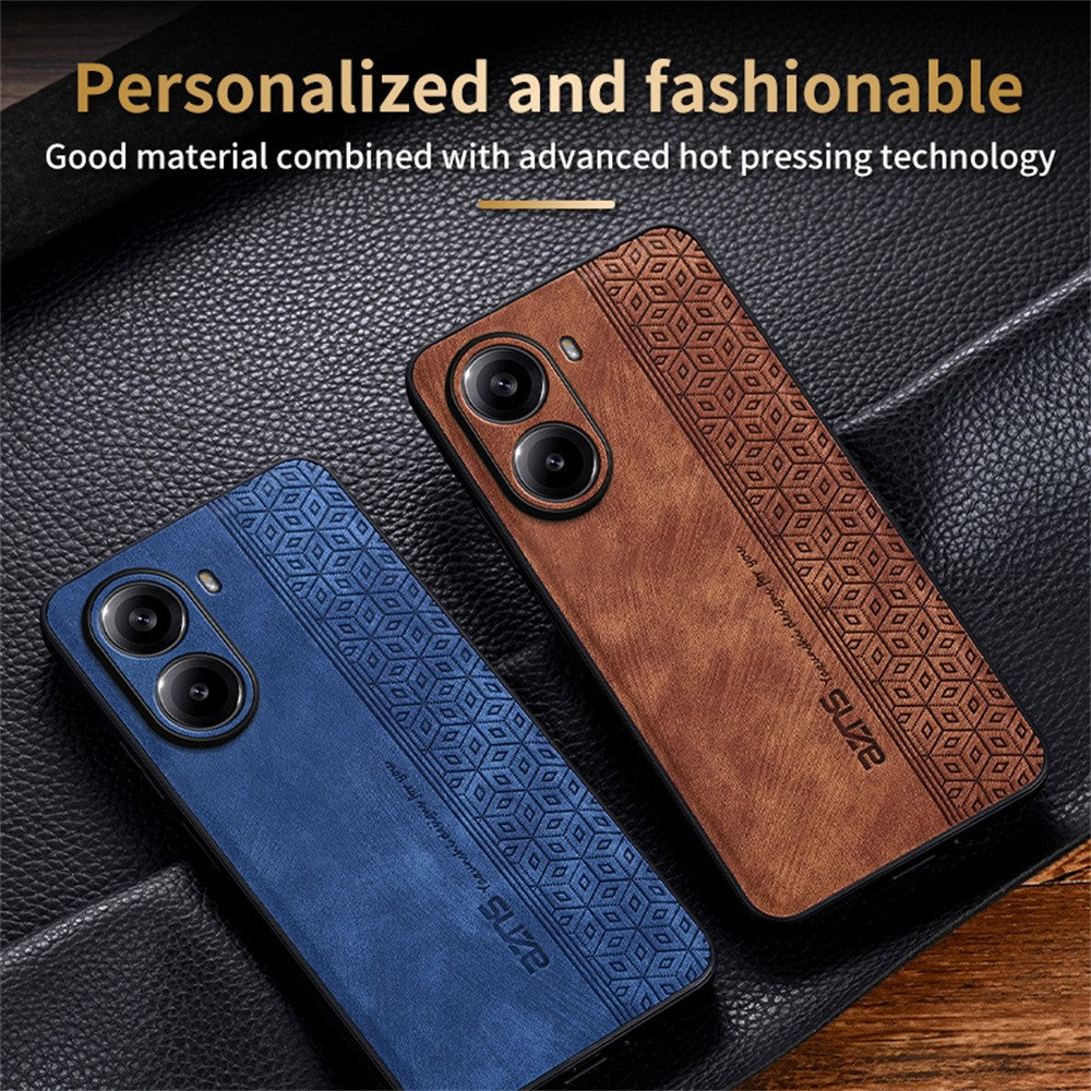 AZNS For Xiaomi Poco X7 Pro 5G  /  Redmi Turbo 4 5G Case Protective PU Leather Covered TPU Phone Shell