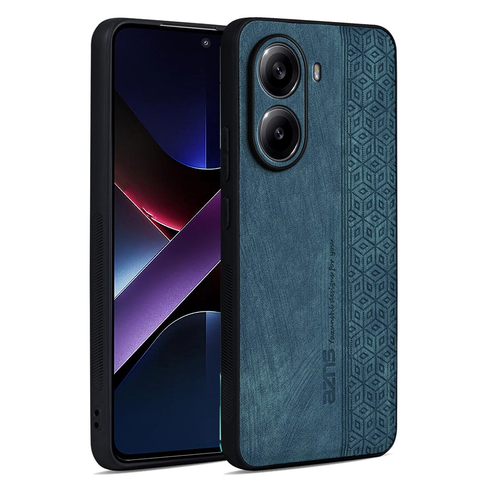 AZNS For Xiaomi Poco X7 Pro 5G  /  Redmi Turbo 4 5G Case Protective PU Leather Covered TPU Phone Shell