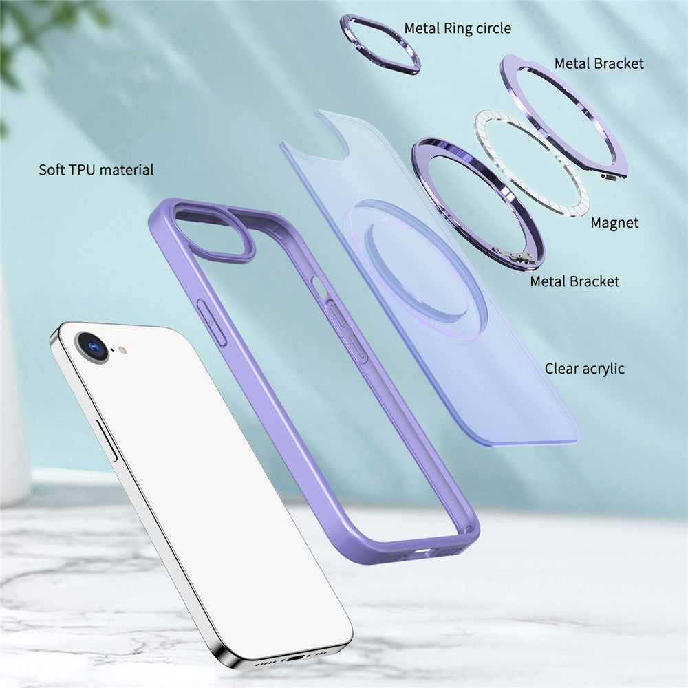 iPhone 16e Magnetische Hülle – Mit Ständer & Klar-Design