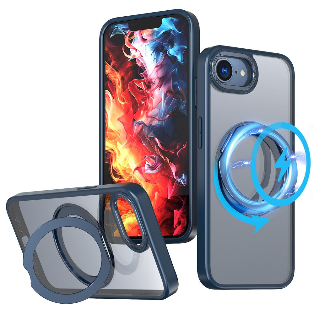 iPhone 16e Magnetische Hülle – Mit Ständer & Klar-Design