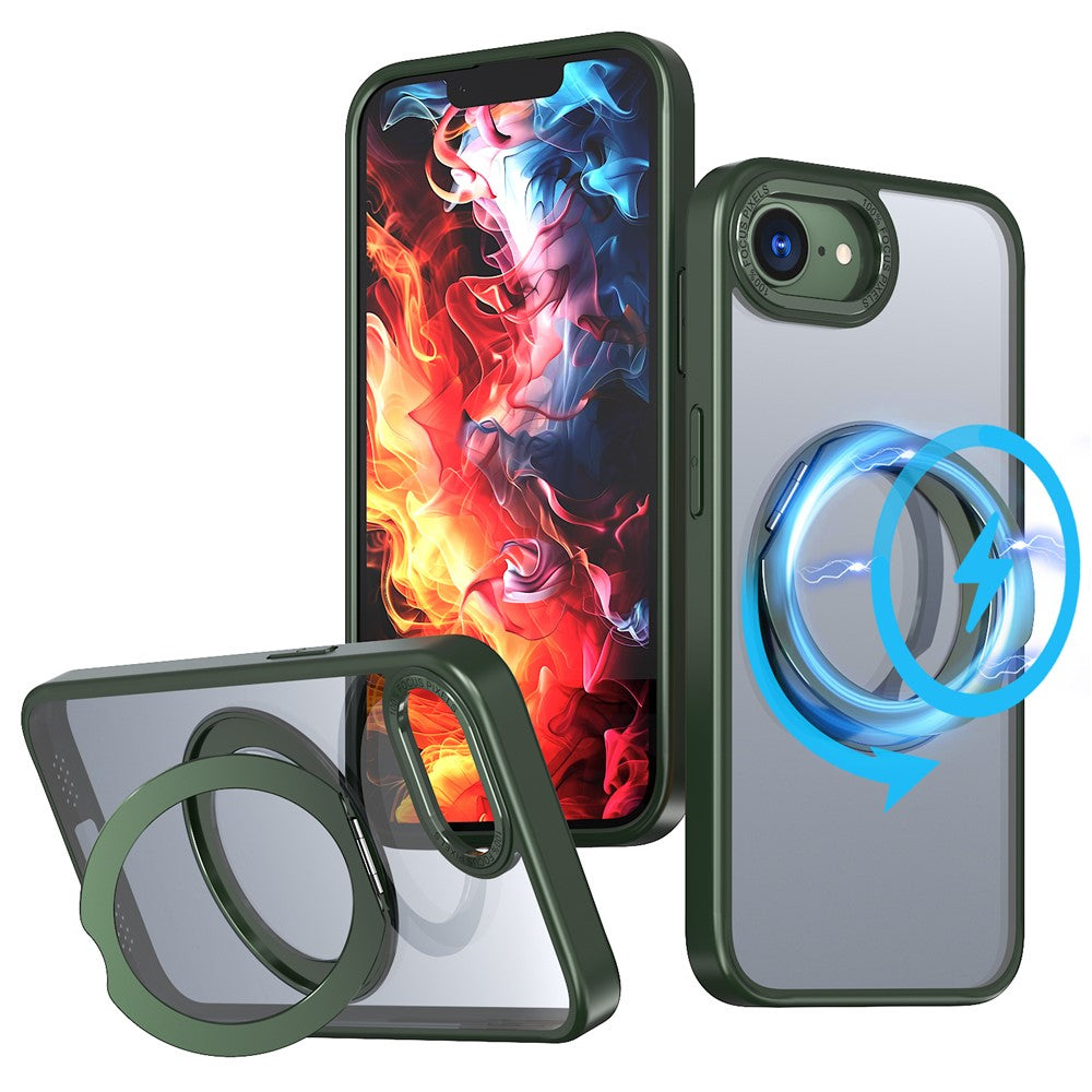iPhone 16e Magnetische Hülle – Mit Ständer & Klar-Design