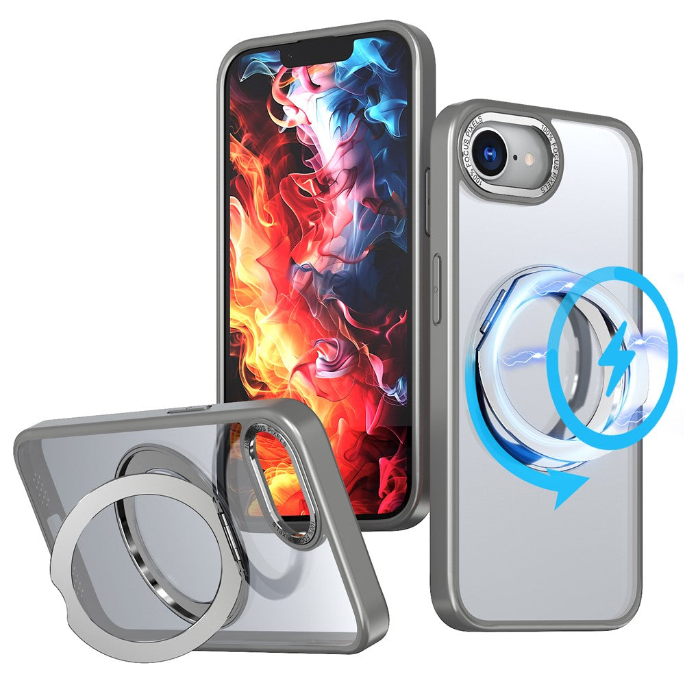 iPhone 16e Magnetische Hülle – Mit Ständer & Klar-Design
