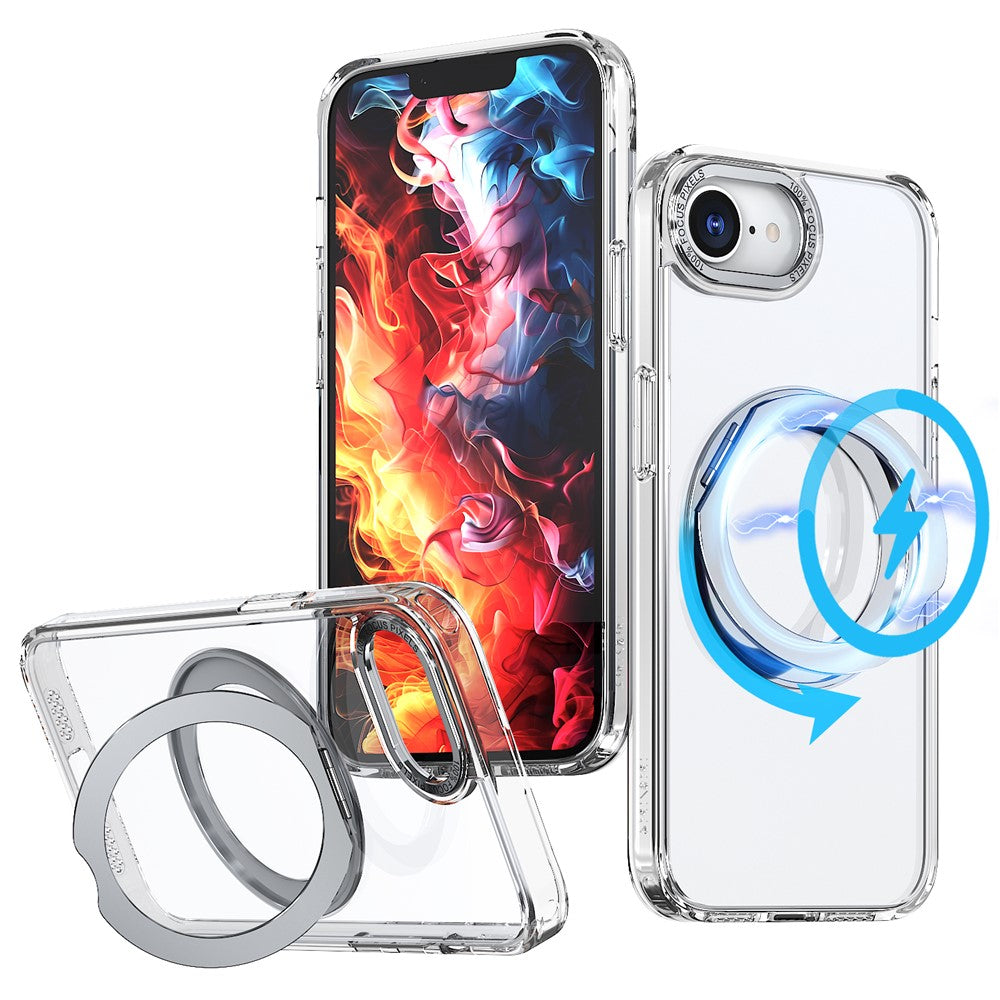 iPhone 16e Magnetische Hülle – Mit Ständer & Klar-Design