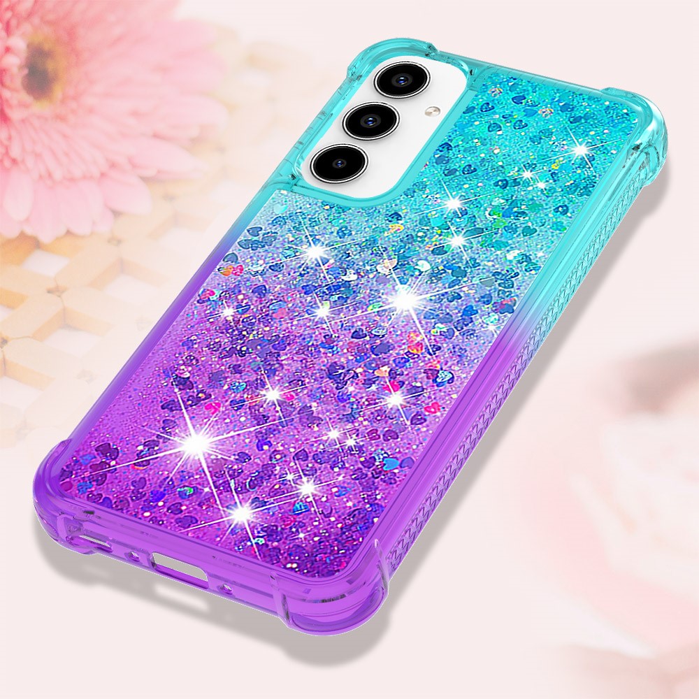 Galaxy A56 5G Glitter-Hülle – Farbverlauf mit funkelndem Puder