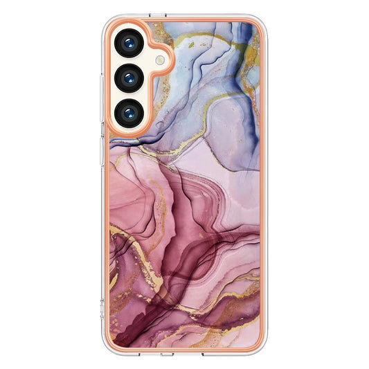 Galaxy S24 / S25 Schutzhülle – Mit Marmormuster 2,0 mm Galvanik-Rückseite