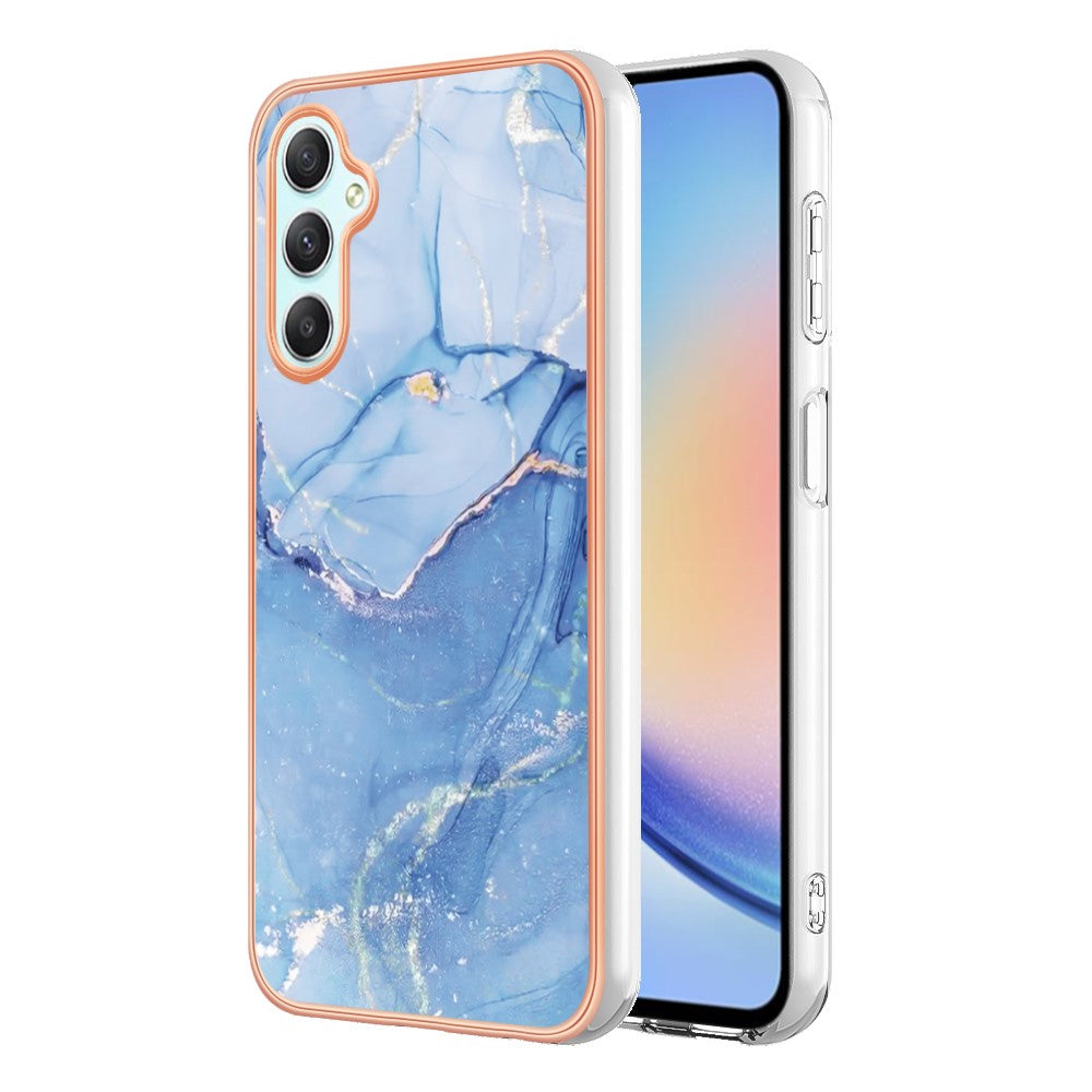 Galaxy A26 5G Schutzhülle – Mit Marmormuster 2,0 mm Galvanik-Rückseite