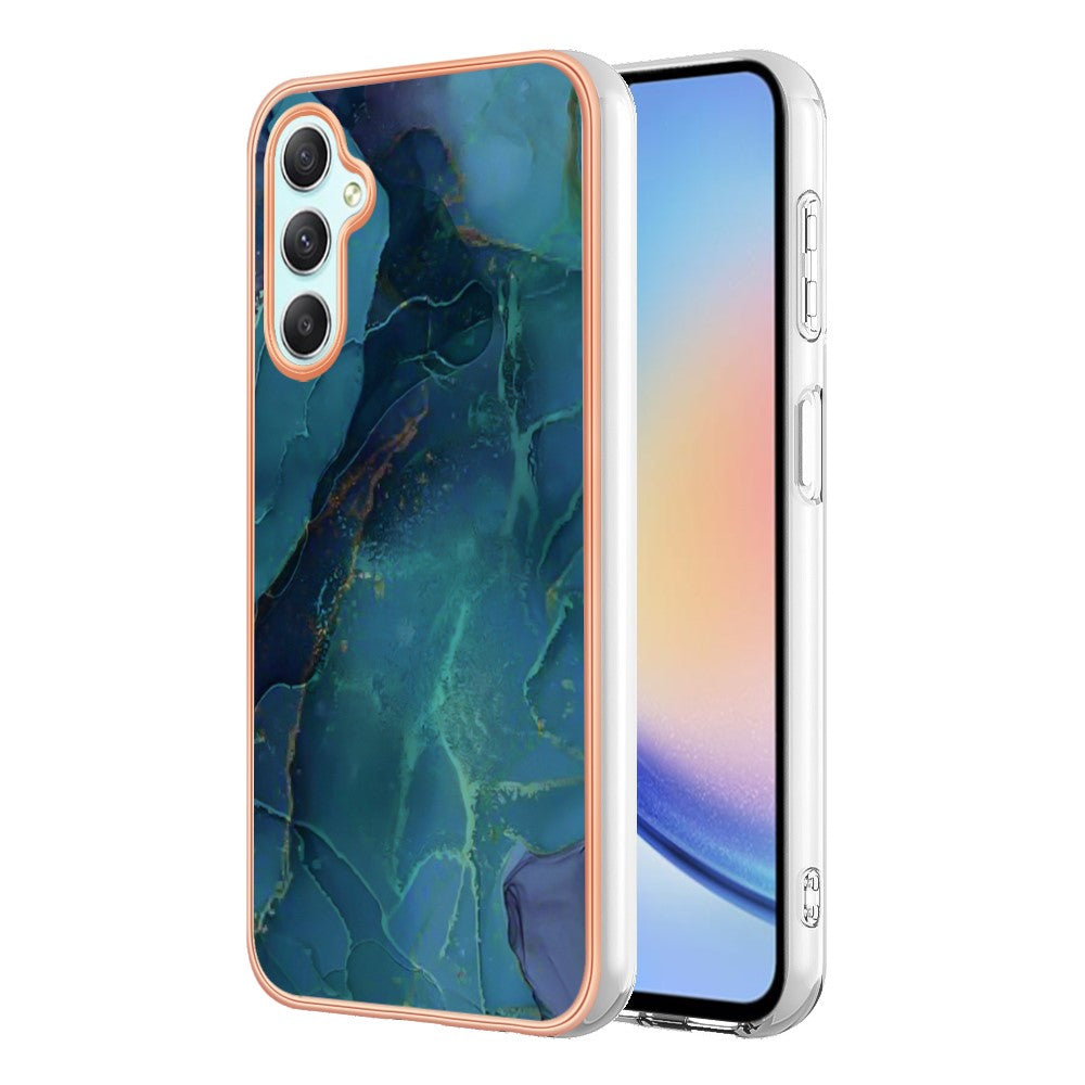 Galaxy A26 5G Schutzhülle – Mit Marmormuster 2,0 mm Galvanik-Rückseite