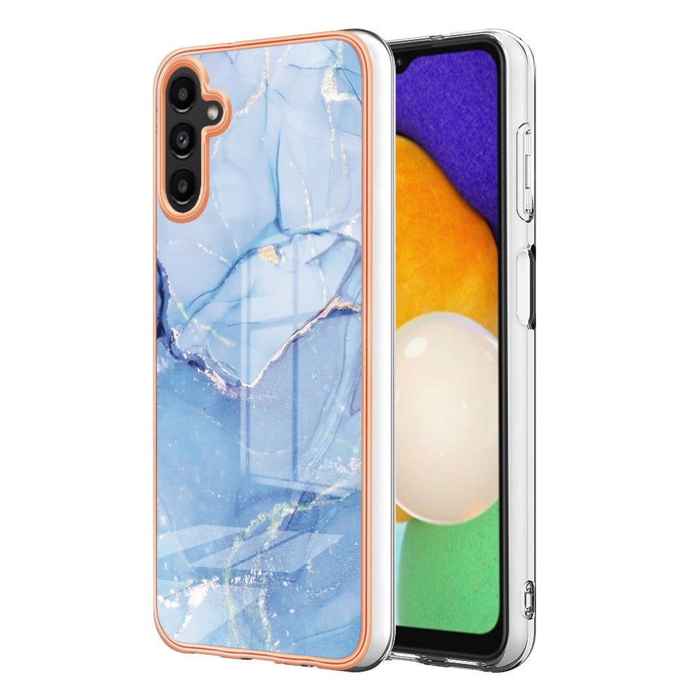 Galaxy A36 5G Schutzhülle – Mit Marmormuster 2,0 mm Galvanik-Rückseite