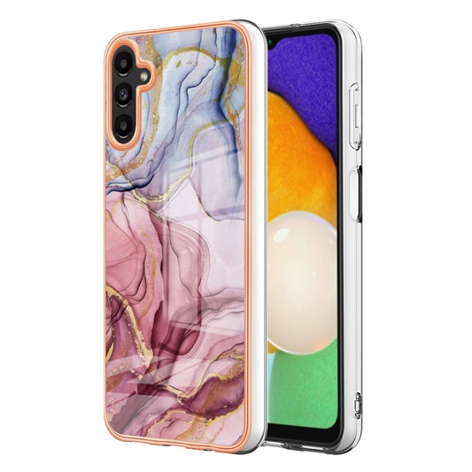 Galaxy A56 5G Schutzhülle – Mit Marmormuster 2,0 mm Galvanik-Rückseite