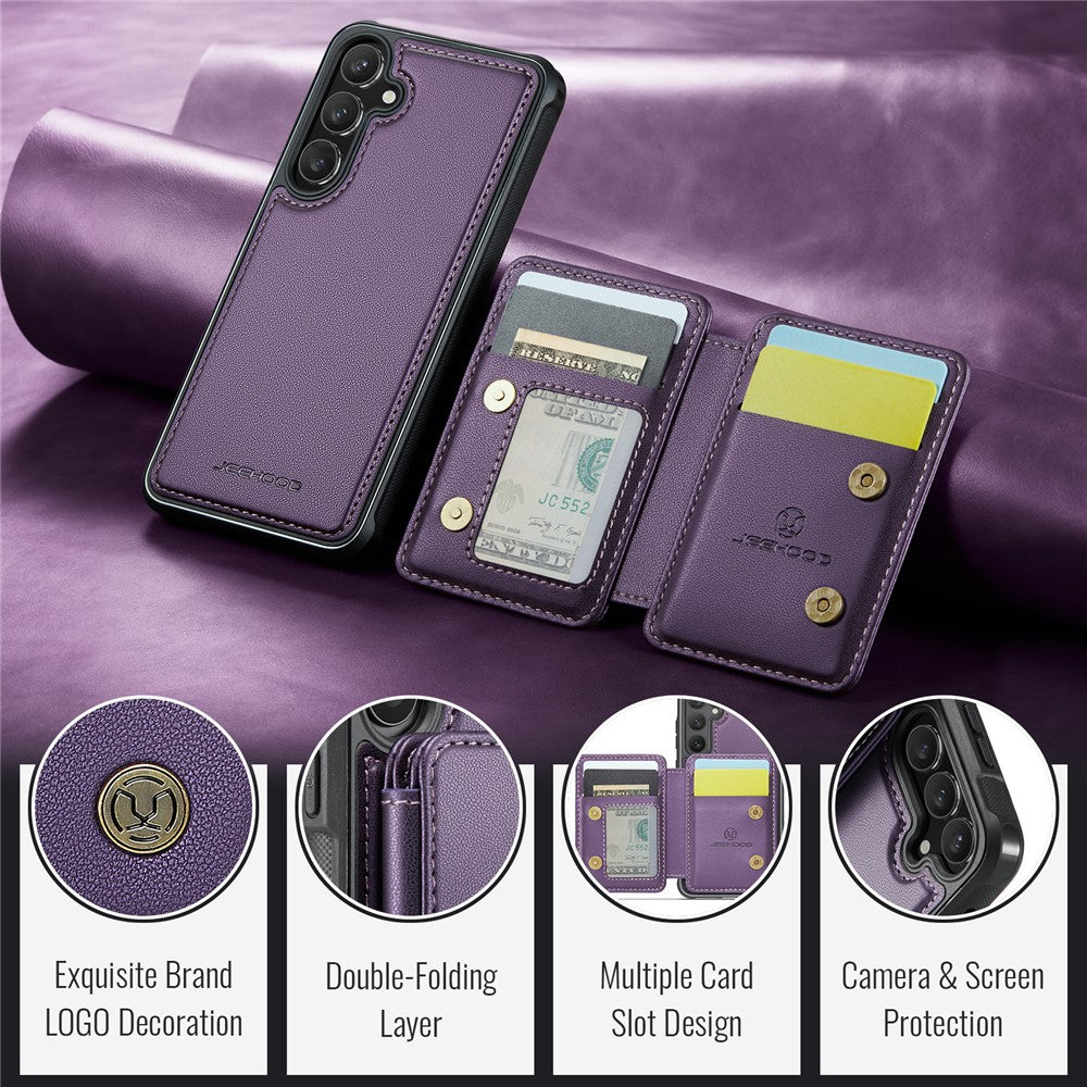 Galaxy S25 Leder-Handyhülle – Mit abnehmbarer magnetische Kartentasche