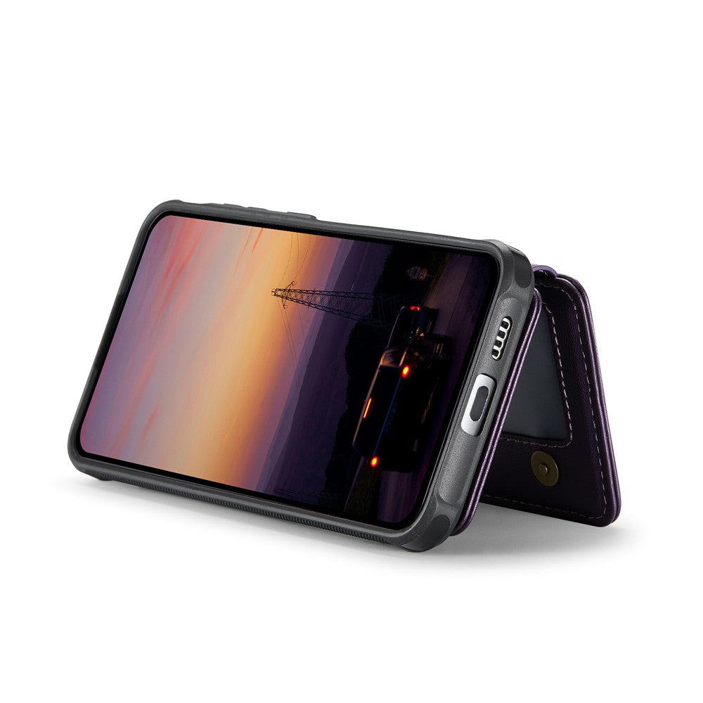 Galaxy S25 Plus Leder-Handyhülle – Mit abnehmbarer magnetische Kartentasche