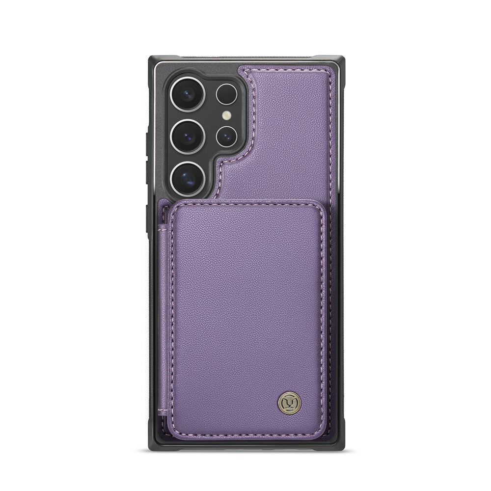 Galaxy S25 Ultra Leder-Handyhülle – Mit abnehmbarer magnetische Kartentasche