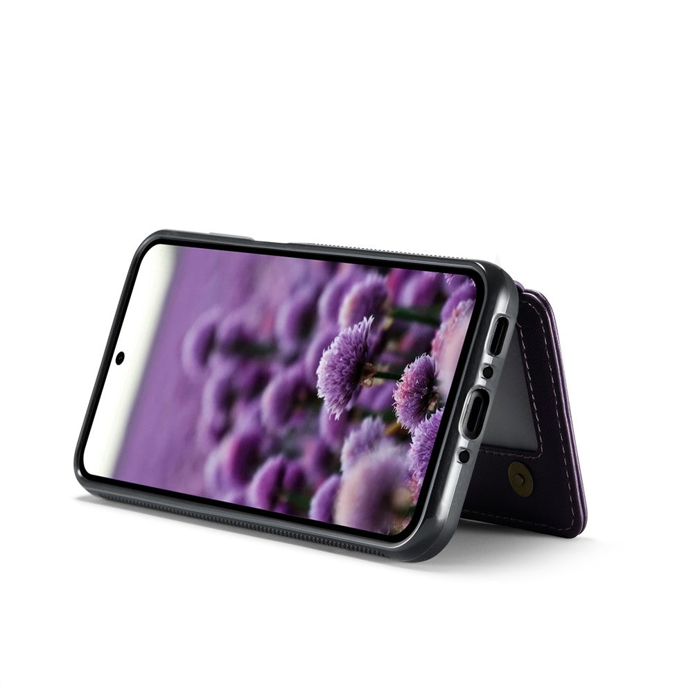 Galaxy A26 5G Leder-Handyhülle – Mit abnehmbarer magnetische Kartentasche