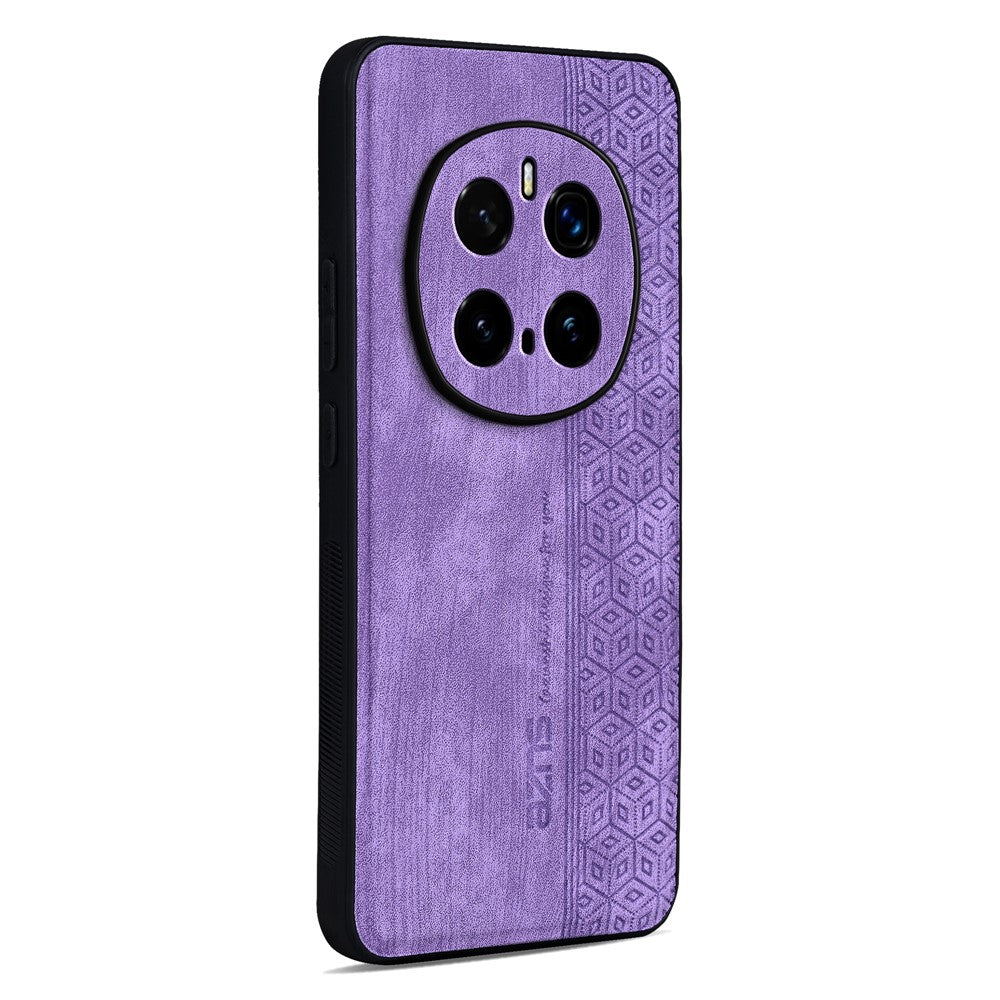 AZNS For Honor Magic7 Pro 5G Case Protective PU Leather Covered TPU Phone Shell