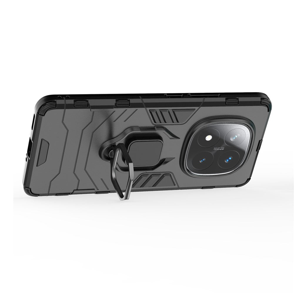 For Xiaomi Redmi Note 14 Pro+ 5G Case PC + TPU Protective Phone Cover with Ring Kickstand