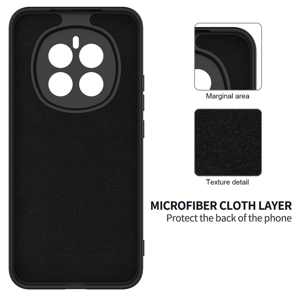 For Honor Magic7 5G Liquid Silicone Case Phone Back Cover with Hand Strap