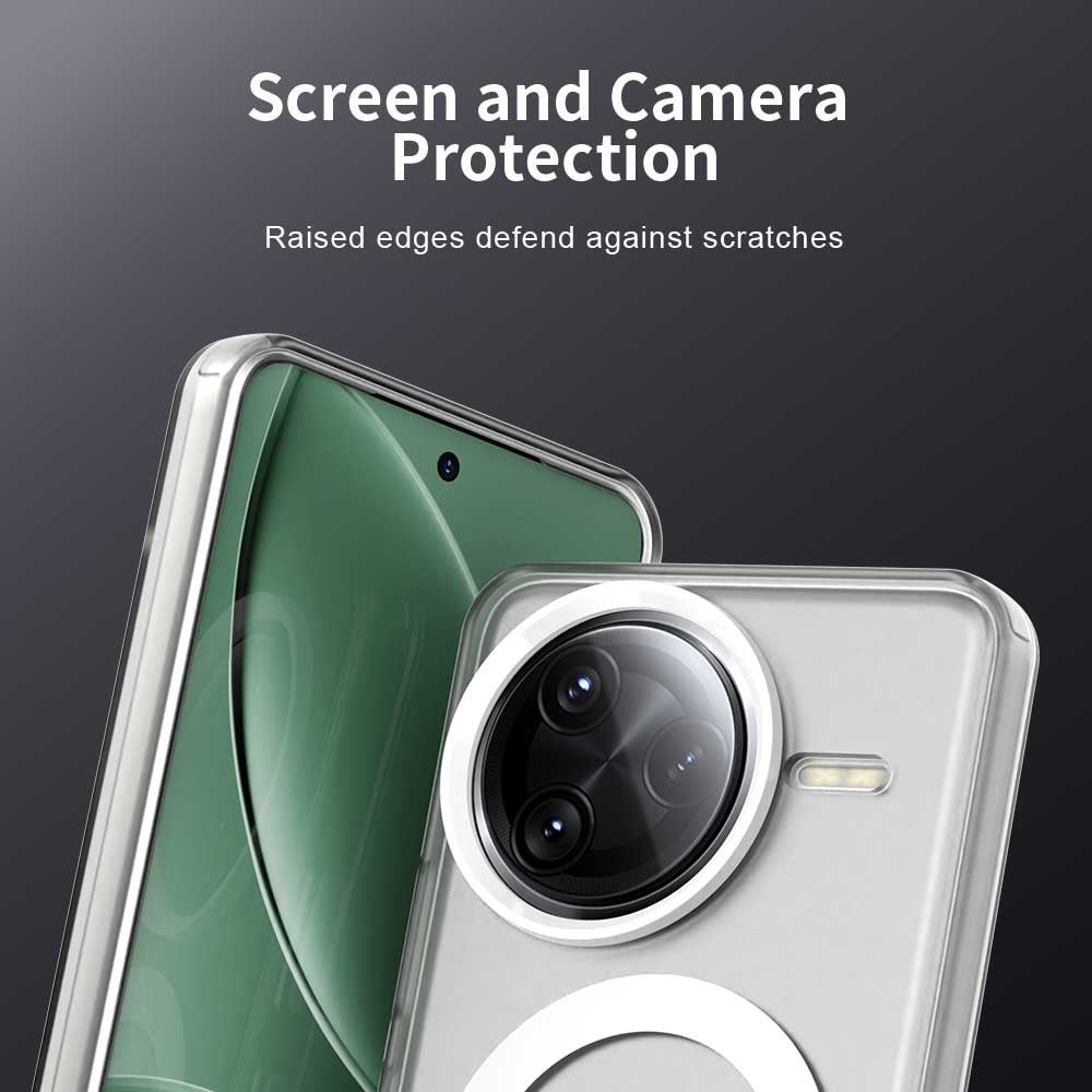 For Xiaomi Poco F7 Ultra 5G / Redmi K80 Pro 5G Magnetic Case Anti Drop Hybrid Phone Back Cover