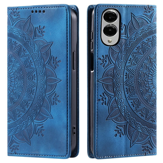 Galaxy S25 Edge Wallet-Hülle – Mit Magnetverschluss & Muster aufgedruckt