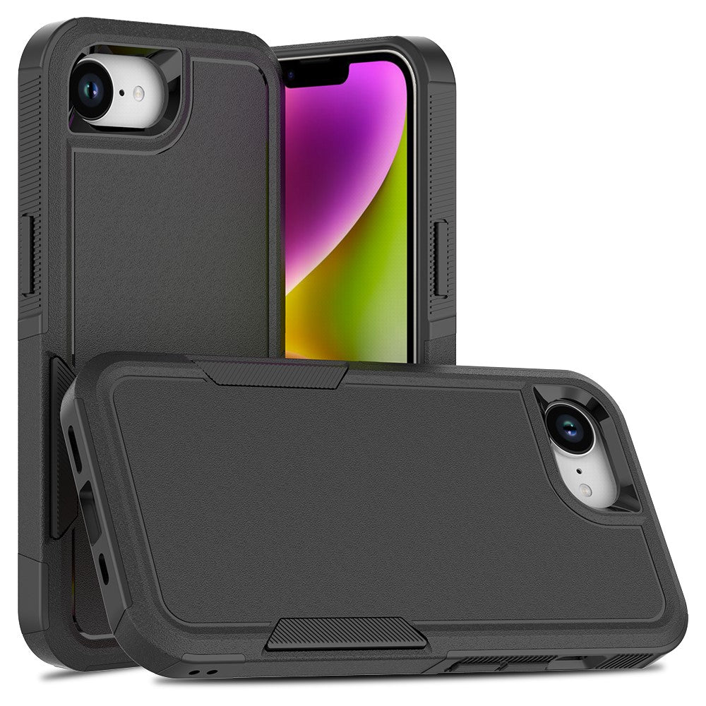 For iPhone 17e / 16e Case 2 in 1 PC + TPU Shockproof Phone Cover