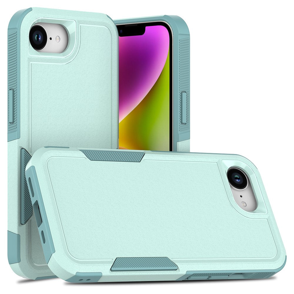 For iPhone 17e / 16e Case 2 in 1 PC + TPU Shockproof Phone Cover